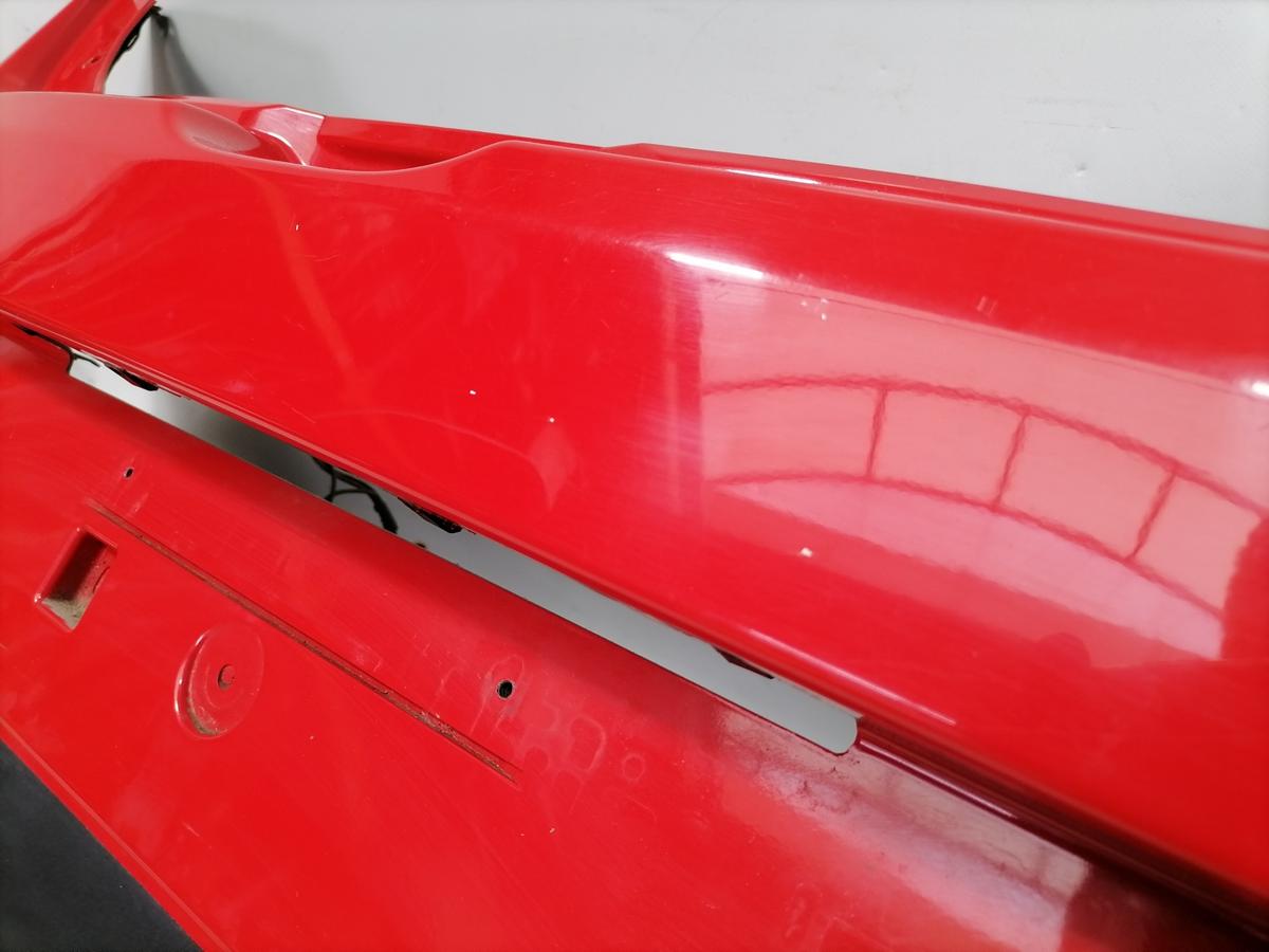 Mazda 2 DE original Sto&szlig;stange Stossf&auml;nger hinten Rot Bj.2010